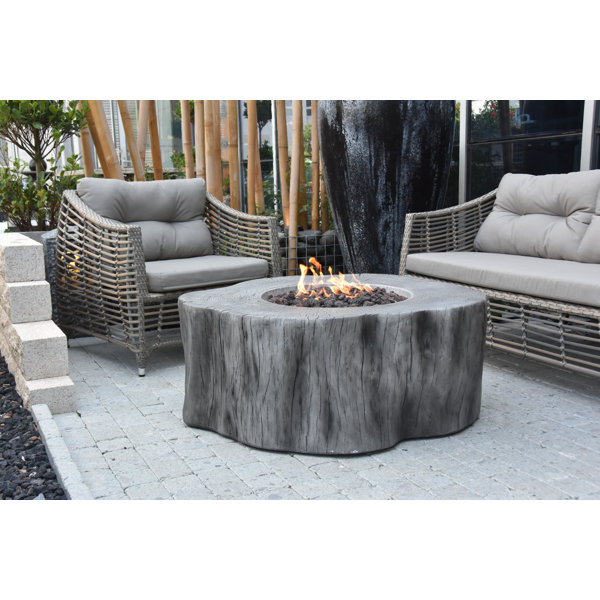 Elementi Manchester Outdoor Concrete Fire Pit Table Wayfair